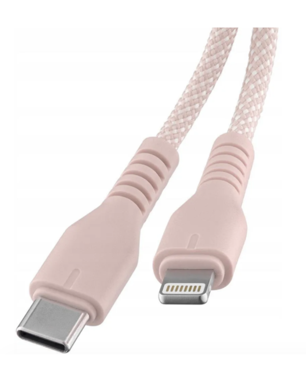 Qualo QKN-CL-16 Kабель USB-C - Lightning 12W / 1.5m / розовый