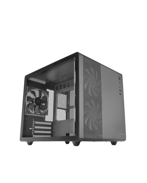 Mars Gaming MCMPRO Professional Compact PC Case mATX (Double Chamber)