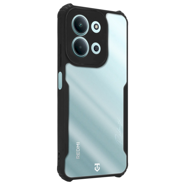 Tactical Quantum Stealth Cover Защитный чехол для Xiaomi Redmi 15C 4G/5G / прозрачный/чёрный