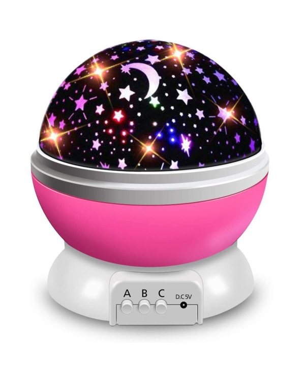 Дополнительное изображение книги «RoGer Night Light Rotating 360 Star Projector ночной свет LED Лампа»