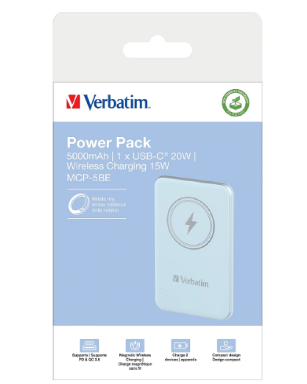 Verbatim 32242 Магнитный Повербанк 5000mAh