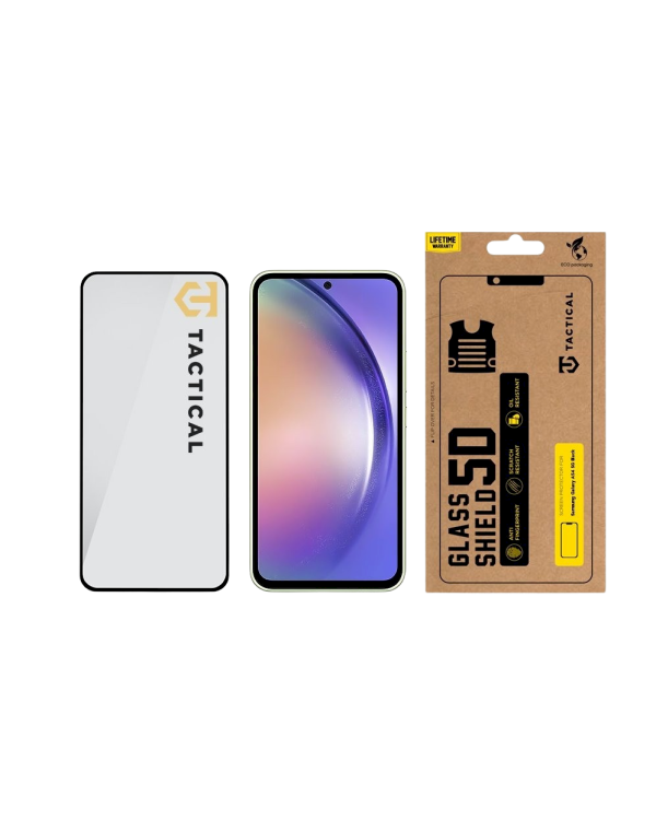 Tactical Glass Shield 5D Защитное стекло для Samsung Galaxy A54 5G / чёрный