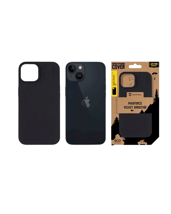 Tactical MagForce Velvet Smoothie Cover Защитный чехол для Apple iPhone 14 / асфальтовый
