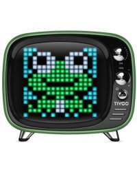 Divoom Tivoo Bluetooth 5.0 Портативная Колонка 8 bit / Будильник / Апликация / Соц. сети / Градусник зеленый
