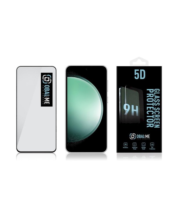 Дополнительное изображение книги «OBAL:ME 5D Glass Screen Protector Защитное стекло для Samsung Galaxy S23 FE 5G / чёрный»