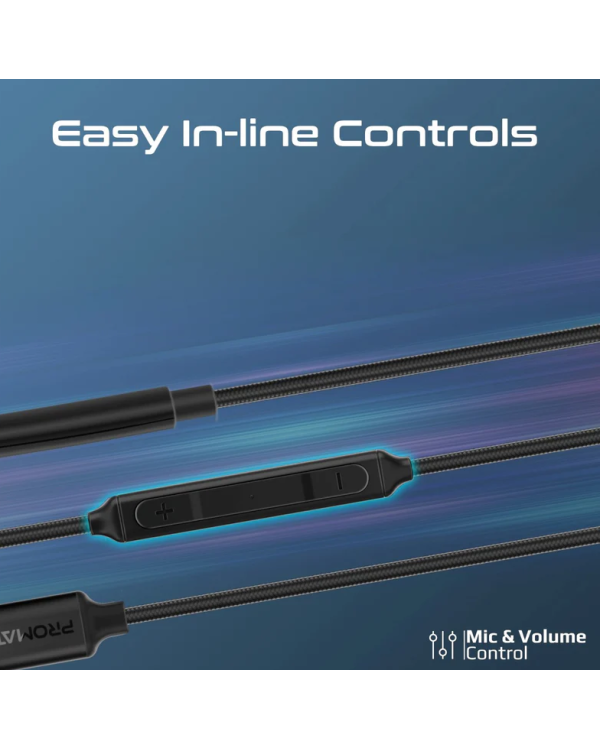 Promate MonoPod Dynamic Mono In-Ear Проводные наушники USB-C / 1.2m