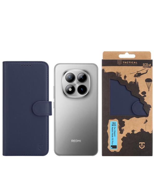 Tactical Field Notes Защитный чехол для Xiaomi Redmi Note 15 Pro+ 5G / синий
