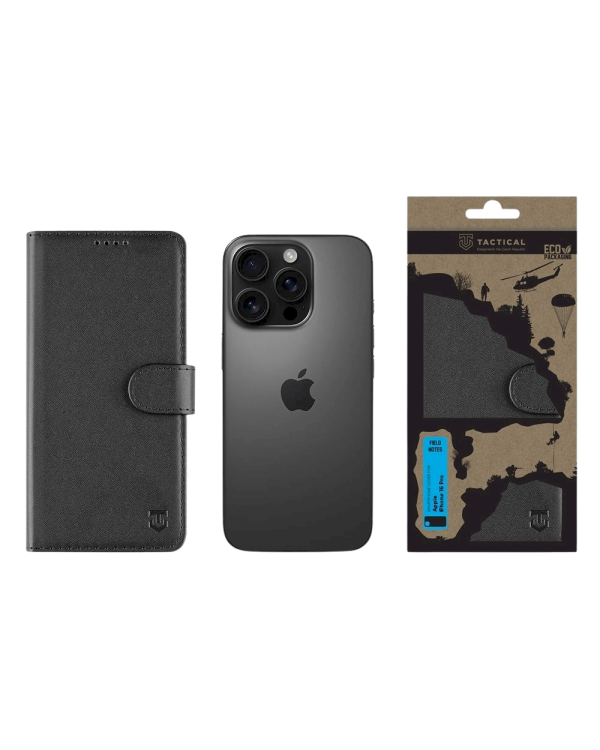 Tactical Field Notes Защитный чехол для Apple iPhone 16 Pro / чёрный