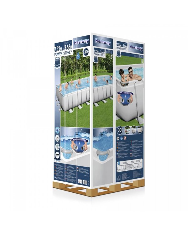 Дополнительное изображение книги «Bestway SteelPro Max 56475 Каркасный бассейн 732 x 366 x 132cm»