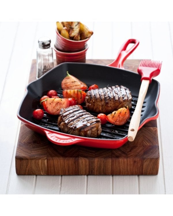 Le Creuset Чугунная сковорода-гриль квадратная 26x26 см