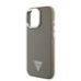 Guess PU Grained Triangle Logo MagSafe Case Защитный чехол для iPhone 16 Pro Max / коричневый