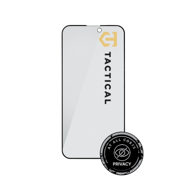 Tactical Glass Shield Privacy Stealth 5D Защитное стекло для Apple iPhone 14 Pro Max / чёрный