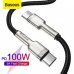 Baseus Cafule Metal PD USB-C - USB-C 100W Кабель 2m