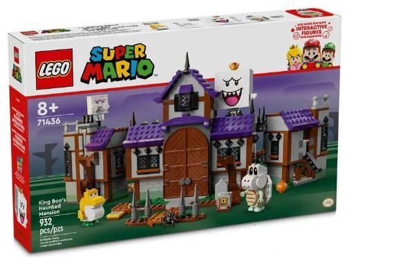 Обложка книги «LEGO 71436 King Boo's Haunted Mansion Конструктор»