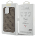 Guess PU 4G Metal Logo Case Защитный Чехол для Apple iPhone 15 Pro Max