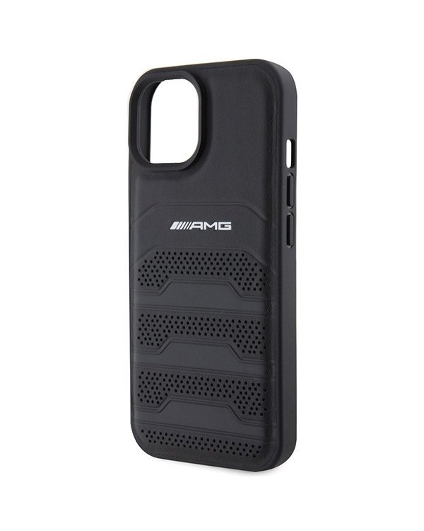 AMG Leather Debossed Lines Back Case Защитный Чехол для Apple iPhone 15