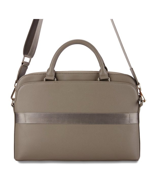 Guess PU Grained Triangle Logo Сумка для ноутбука 13/14/15" / коричневый