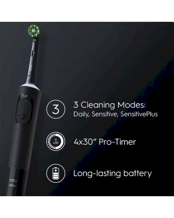 Дополнительное изображение книги «Oral-B Vitality Pro 103 Clean Электрическая зубная щётка black»