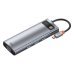 Baseus CAHUB-CU0G HUB Metal Gleam Series 9in1 Multifunctional / Type-C to 3x USB 3.2 / PD 100W / VGA Full HD 60Hz