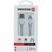 Swissten Textile Fast Charge 3A Lightning Кабель Для Зарядки и Переноса Данных 2m