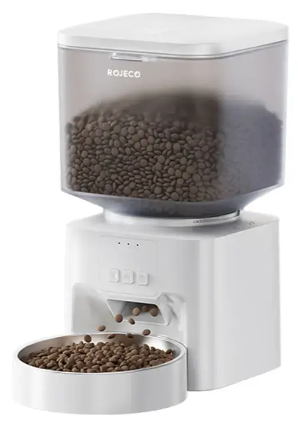 Rojeco 4.5L Automatic Pet Feeder WiFi Версия Белый