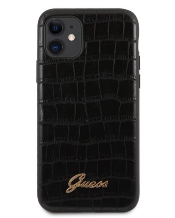 Дополнительное изображение книги «Guess GUHCN61PCUMLCRBK Croco Cover Чехол для Apple iPhone 11 Black»