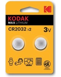 Kodak Lithium CR2032 / 3V Батарея (2шт.)