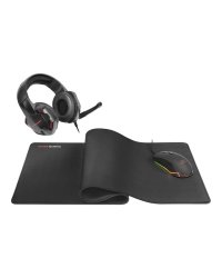 Mars Gaming MCPPRO Combo 3in1 Spēļu pele ar austiņām un paliktni RGB / 9800 DPI / USB 7.1 / 780x300mm