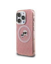 Karl Lagerfeld IML K&CH Heads Repeated Logo MagSafe Case Чехол для Apple iPhone 15 Pro