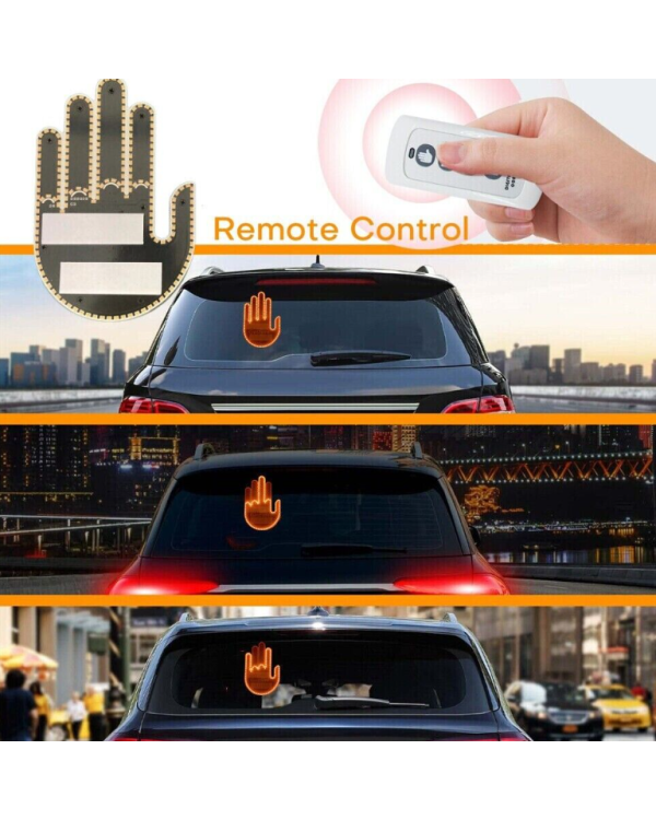 Wooco Автомобильная интерактивная LED ладонь с дистанционным управлением