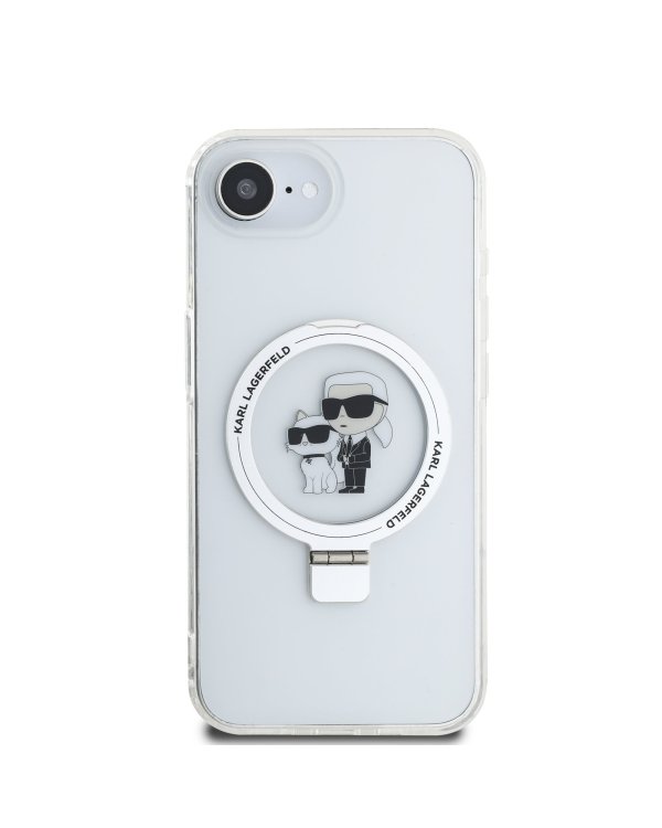Karl Lagerfeld Ringstand Karl and Choupette MagSafe Case Чехол для Apple iPhone 16e