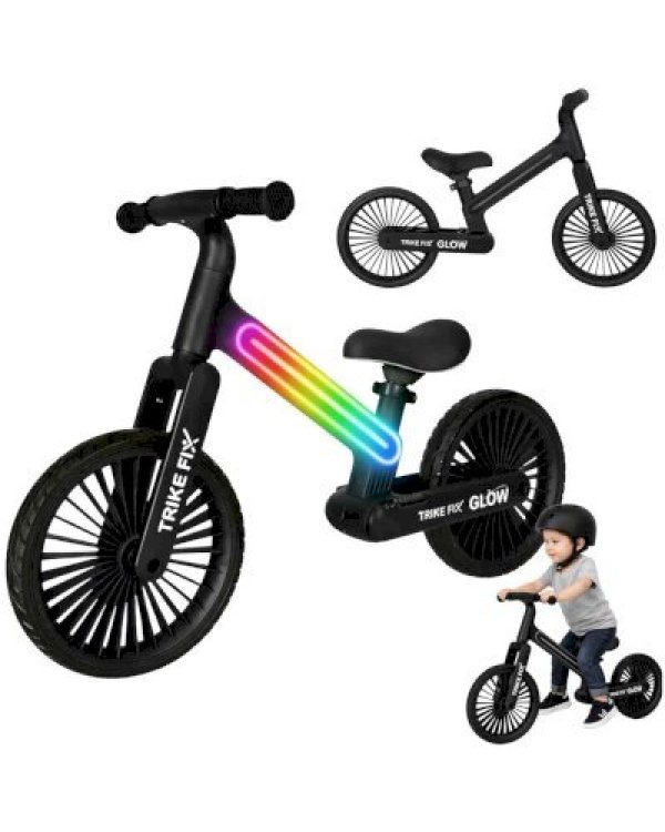 Trike Fix Беговел Glow LED Черный