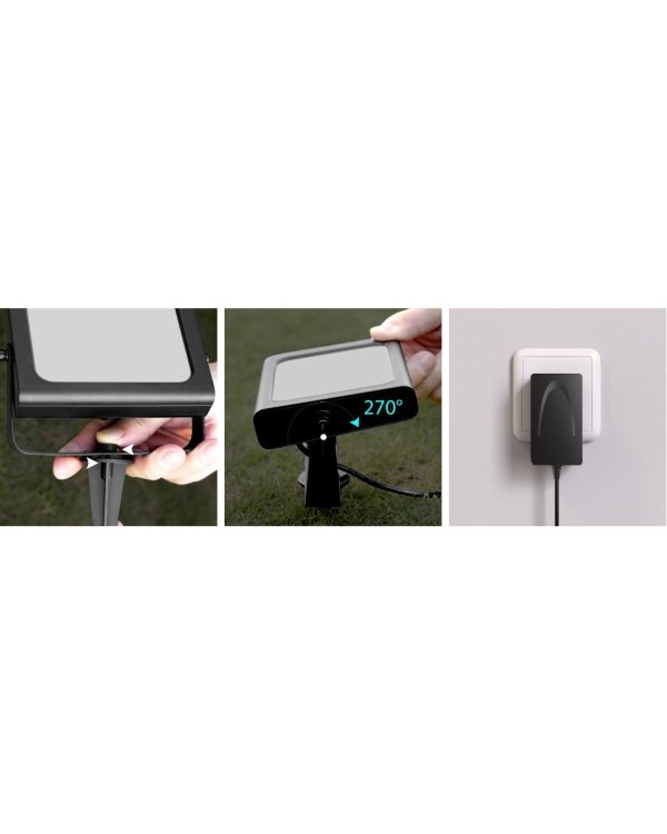 Govee H7060 RGBIC LED Комплект умных прожекторов IP65 / Bluetooth / Wi-Fi / 4шт.