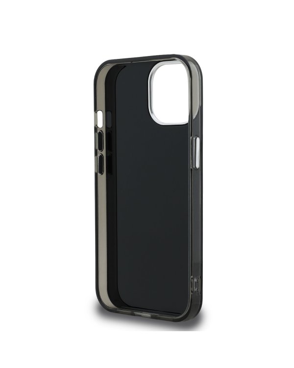 Karl Lagerfeld IML Aquarelle Karl and Choupette Защитный чехол для iPhone 15 / чёрный
