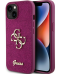 Обложка книги «Guess Fixed Glitter Big 4G Case Защитный Чехол для Apple iPhone 15»