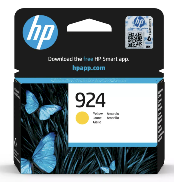 HP 924 Yellow Original Ink Cartridge Картридж