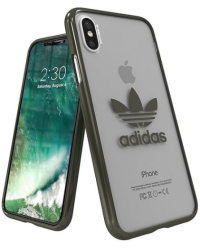 Adidas Clear Case Силиконовый чехол для Apple iPhone X / XS Прозрачный - Черный (EU Blister)