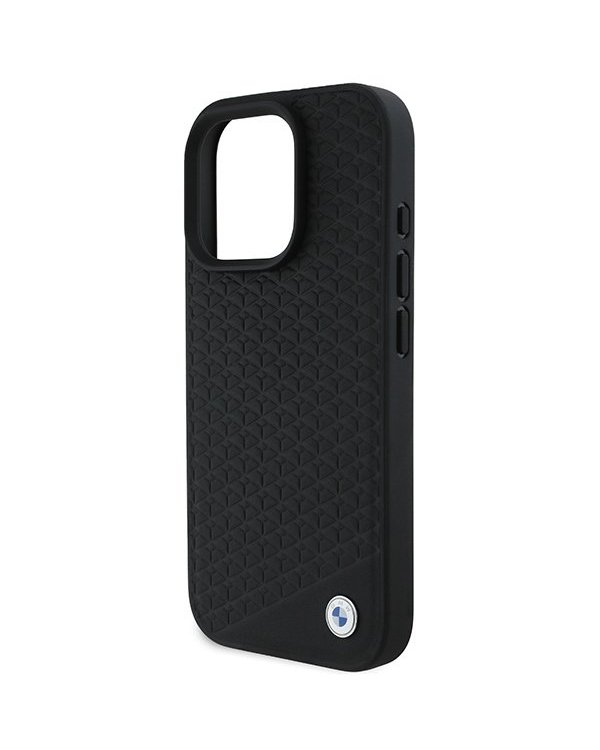 BMW Sign Leather Diamond Metal Logo MagSafe Чехол для Apple Apple iPhone 16 Pro Max