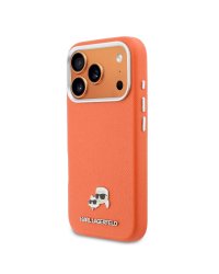 Karl Lagerfeld PU Karl and Choupette Heads Pins MagSafe Case Чехол для Apple iPhone 17 Pro