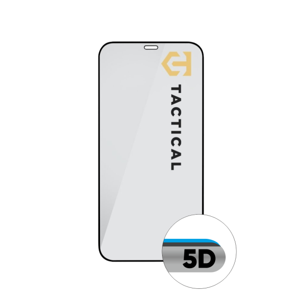Tactical Glass Shield 5D Защитное стекло для Apple iPhone 12 Pro / чёрный