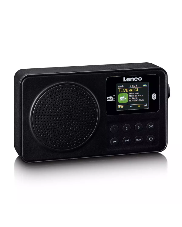 Lenco PDR-033BK Радио портативное FM / Bluetooth