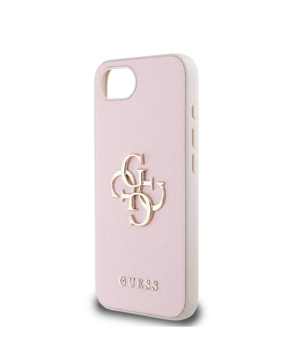Guess PU Grained 4G Metal Logo Case Чехол для Apple iPhone 16e