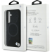 BMW Leather Half Textured MagSafe Чехол для Samsung Galaxy S25