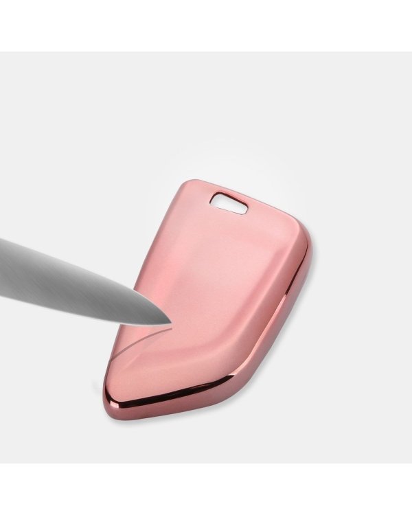 Dux Ducis Силиконовый Чехол для Автомобильных Ключей для Volkswagen Golf Розовый