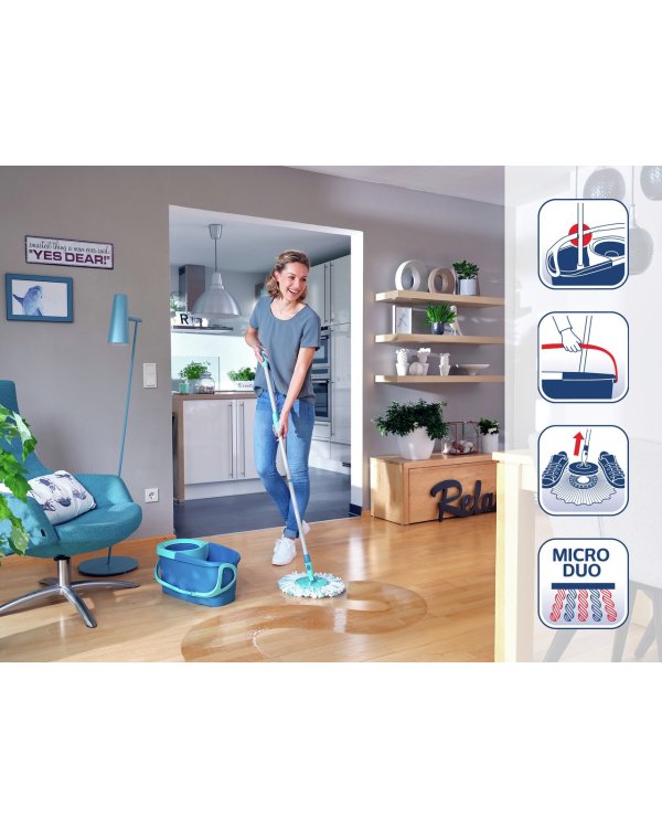 Leifheit Clean Twist Disc Mop Набор для уборки пола