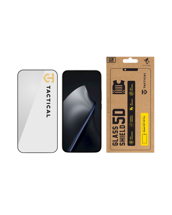 Tactical Glass Shield 5D Защитное стекло для Xiaomi 15/15T Pro / чёрный