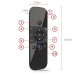 RoGer M8 Universal Remote control Универсальный пульт дистанционного управления с беспроводной клавиатурой для TV 2.4G USB-ресивер TV W1 черный