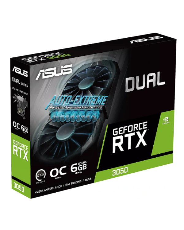 Asus Dual NVIDIA GeForce RTX 3050 Видео Карта 6GB