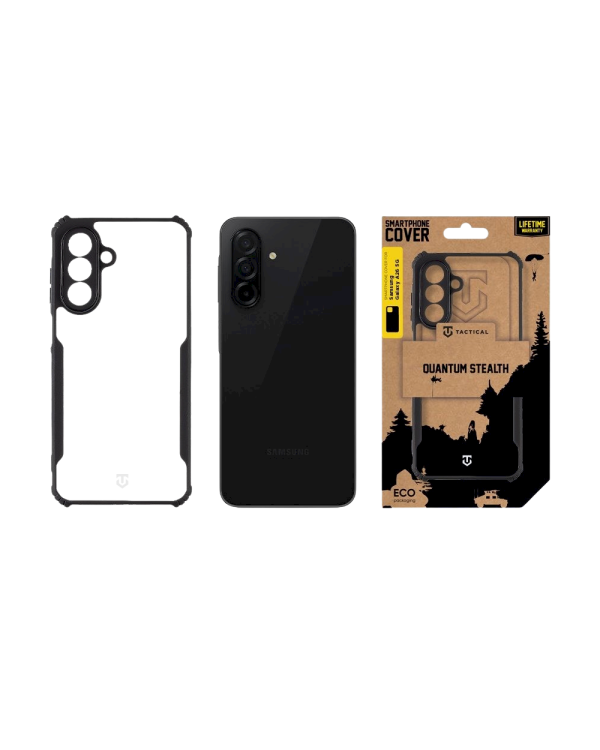Tactical Quantum Stealth Cover Защитный чехол для Samsung Galaxy A26 5G / прозрачный/чёрный
