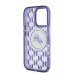 Karl Lagerfeld IML Monogram K&CH Heads MagSafe Case Защитный чехол для iPhone 16 Pro Max / фиолетовый